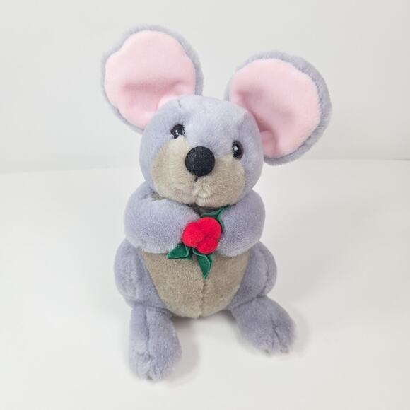 Commonwealth Snowden Gray Mouse Plush 10 Inch Vintage 1998 Stuffed Animal Toy - Picture 1 of 14